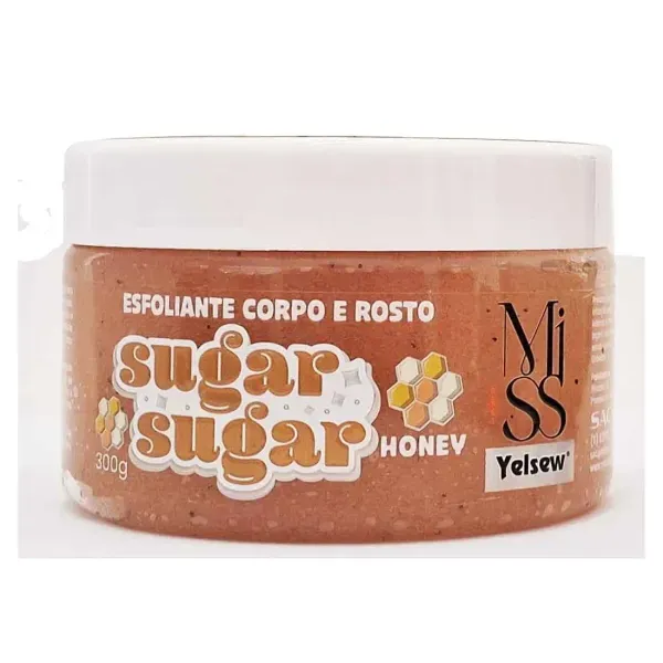 13330 - Esfoliante Corpo E Rosto Sugar Sugar Honey 300g Yelsew Miss 13330 - Esfoliante Corpo E Rosto Sugar Sugar Honey 300g Yelsew Miss
